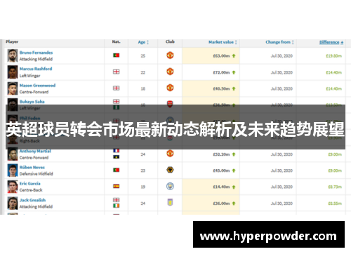 英超球员转会市场最新动态解析及未来趋势展望